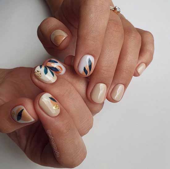 Potale on nails: +100 manicure photos, beautiful design