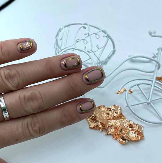 Potale on nails: +100 manicure photos, beautiful design