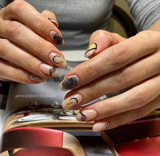 Potale on nails: +100 manicure photos, beautiful design