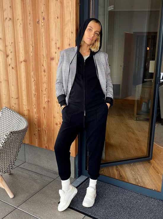 Joggers 2021: what to wear, top fashionable images in the photo