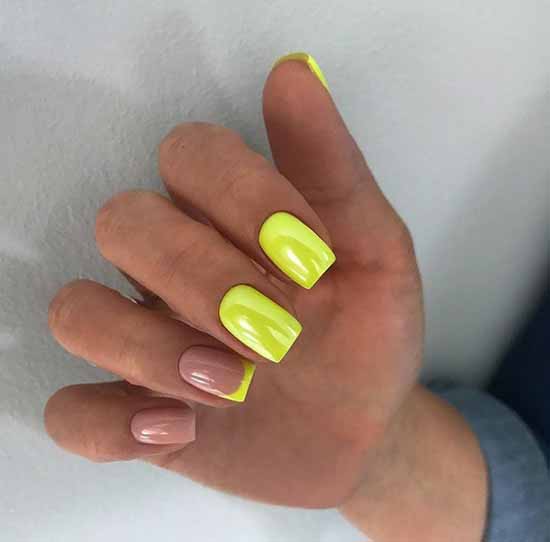 Manucure avec un design sur un ongle: nouveaux articles sur la photo