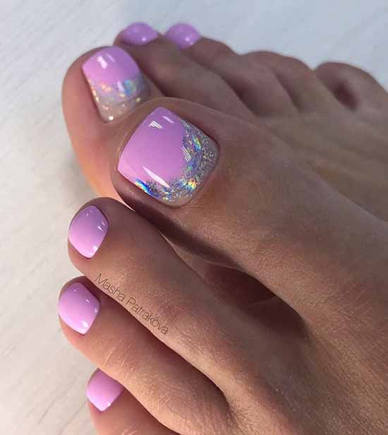 Pedicure 2021: colors, designs, stylish new items in the photo