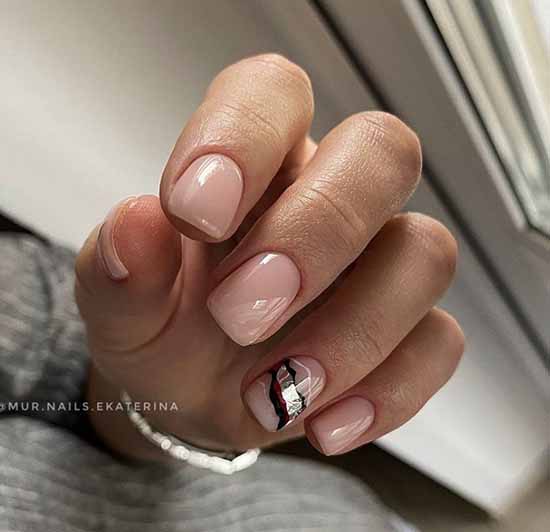 Manucure nude d'hiver 2021: photos des meilleurs designs d'ongles