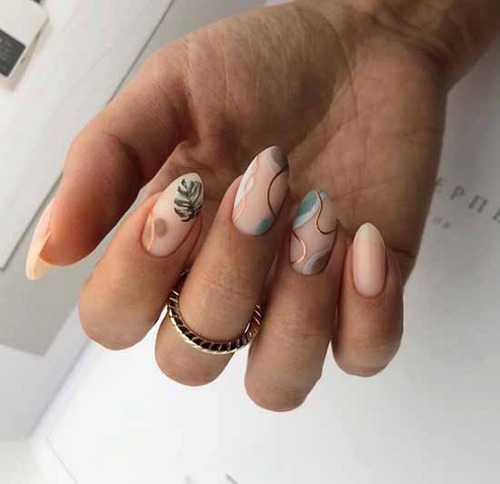 Manucure nude d'hiver 2021: photos des meilleurs designs d'ongles