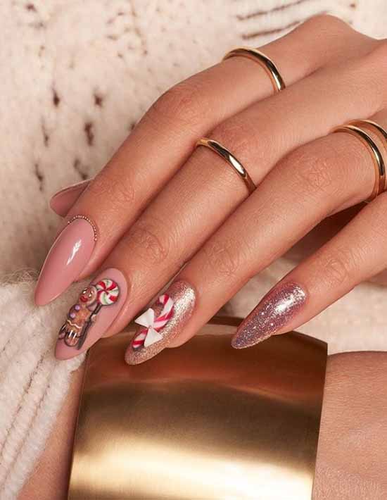Manucure nude d'hiver 2021: photos des meilleurs designs d'ongles