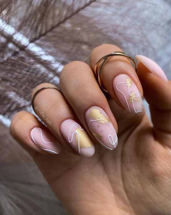 Manucure nude d'hiver 2021: photos des meilleurs designs d'ongles