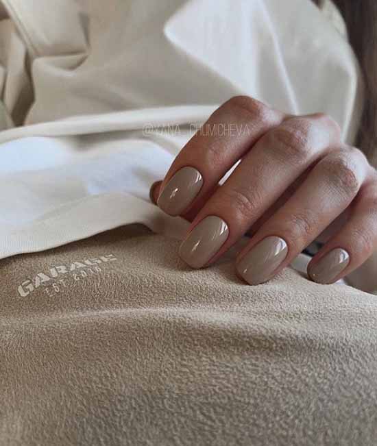 Manucure nude d'hiver 2021: photos des meilleurs designs d'ongles