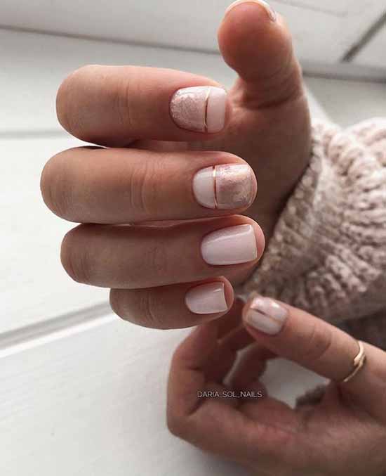 Manucure nude d'hiver 2021: photos des meilleurs designs d'ongles