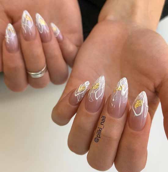 Manucure nude d'hiver 2021: photos des meilleurs designs d'ongles