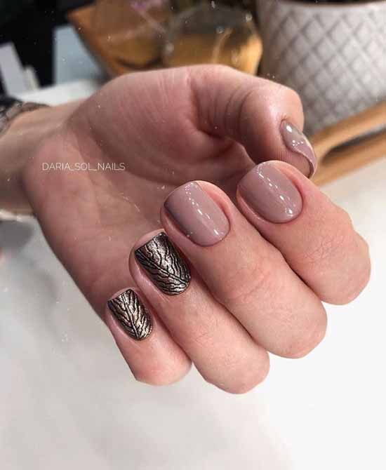 Manucure nude d'hiver 2021: photos des meilleurs designs d'ongles