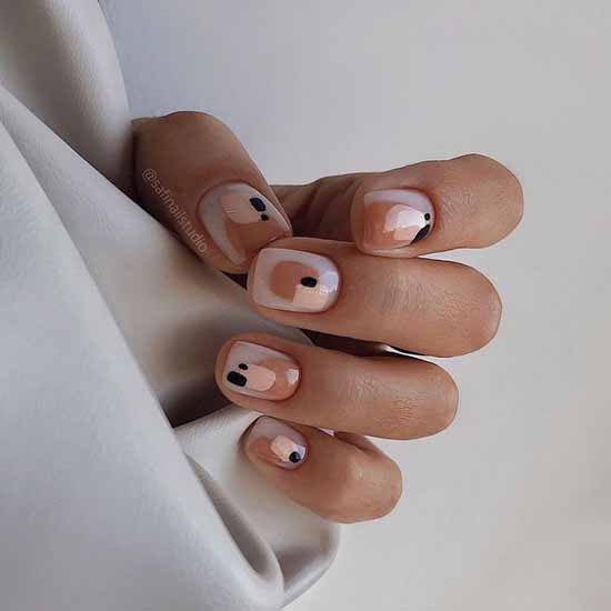 Elegant gentle manicure