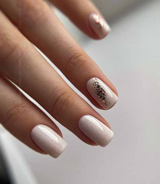 Elegant manicure 2021: photo, delicate nail design