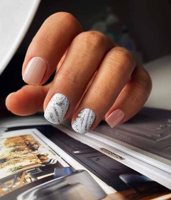 Elegant manicure 2021: photo, delicate nail design