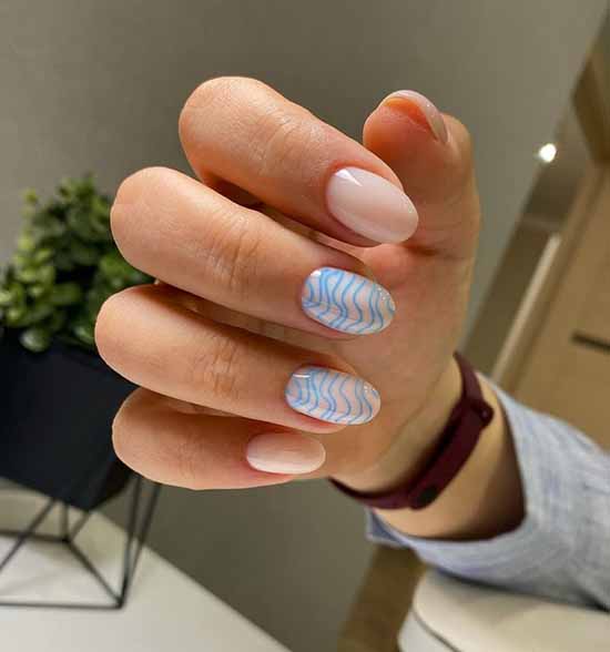 Elegant manicure 2021: photo, delicate nail design