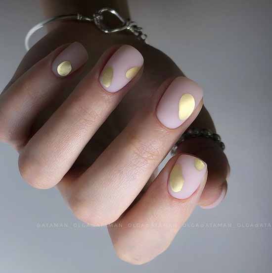 Elegant manicure 2021: photo, delicate nail design