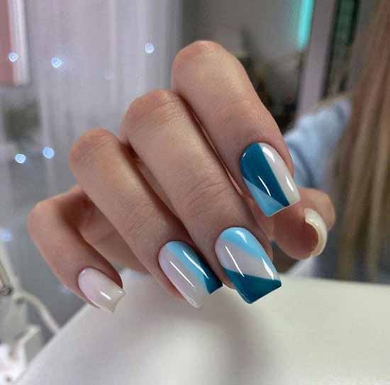 Geometric manicure