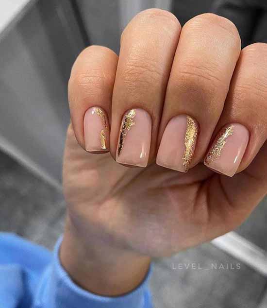 Elegant manicure 2021: photo, delicate nail design