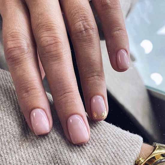 Elegant manicure 2021: photo, delicate nail design