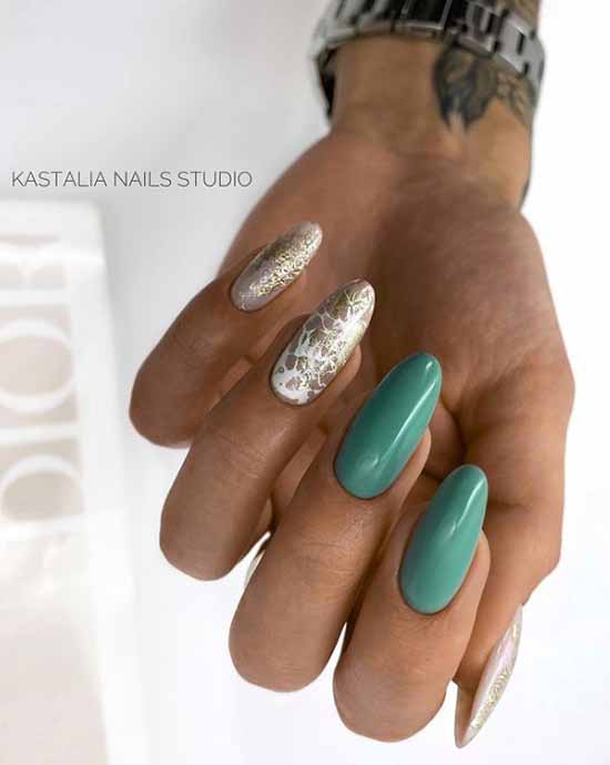 Elegant long manicure