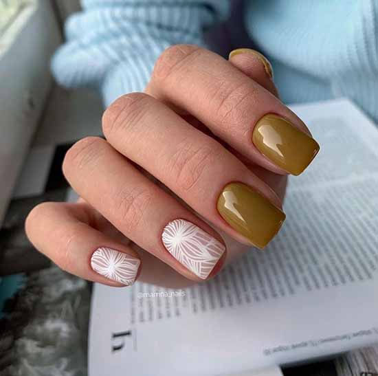 Elegant manicure 2021: photo, delicate nail design