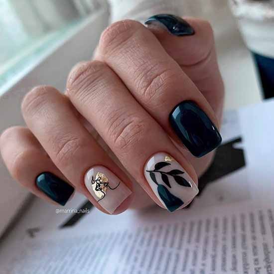 Elegant manicure 2021: photo, delicate nail design