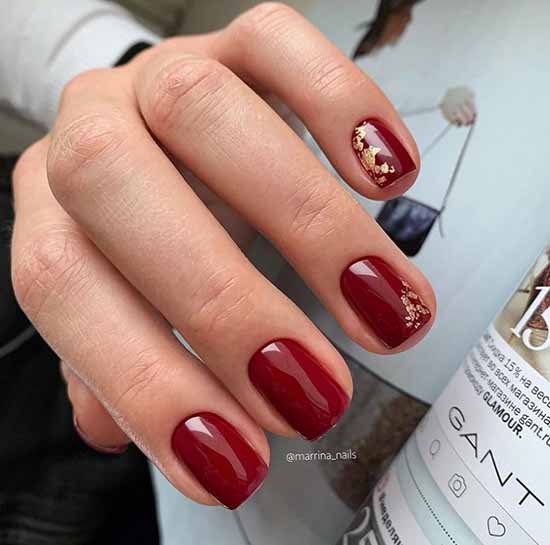 Elegant manicure 2021: photo, delicate nail design