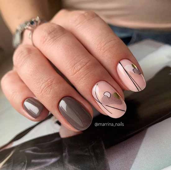 Elegant manicure 2021: photo, delicate nail design