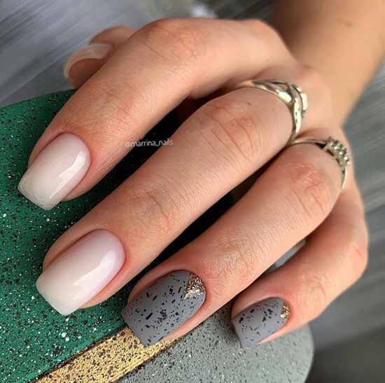 Elegant manicure 2021: photo, delicate nail design