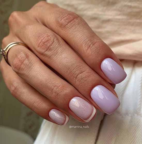 French in pastel colors