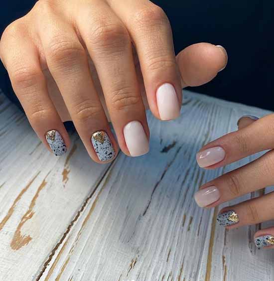 Elegant manicure 2021: photo, delicate nail design