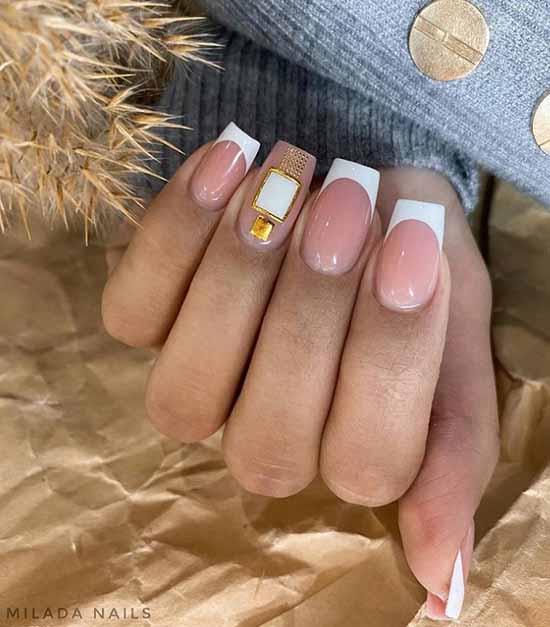 Elegant manicure 2021: photo, delicate nail design