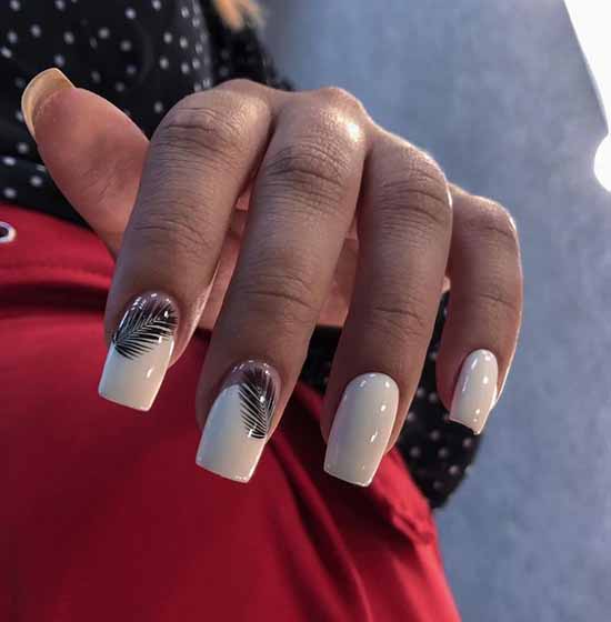 Elegant manicure 2021: photo, delicate nail design