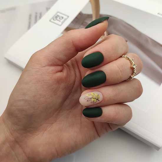 Khaki manicure: the best design, 100 photos, new items