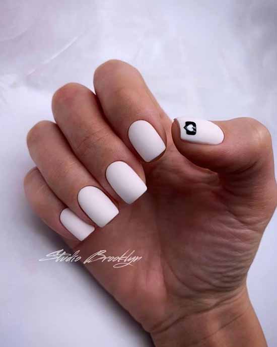 Manicure with a heart for Valentine's Day: photo 2021, design