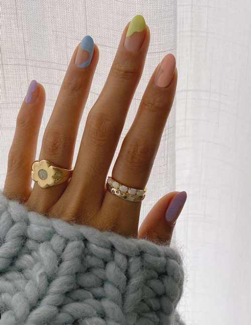 Fashionable French manicure