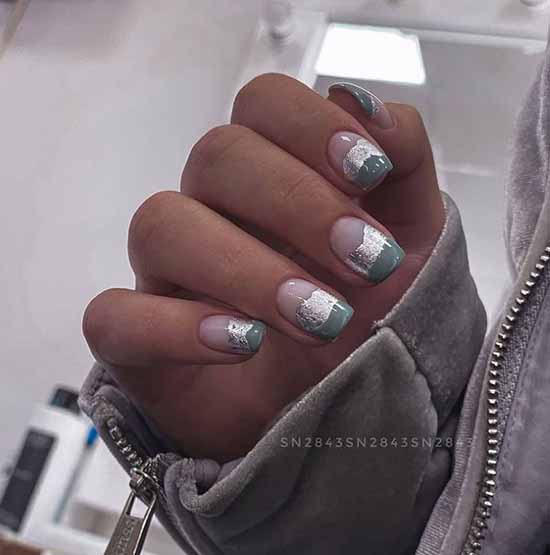 Green manicure 2021: photo of new items with the best nail designs