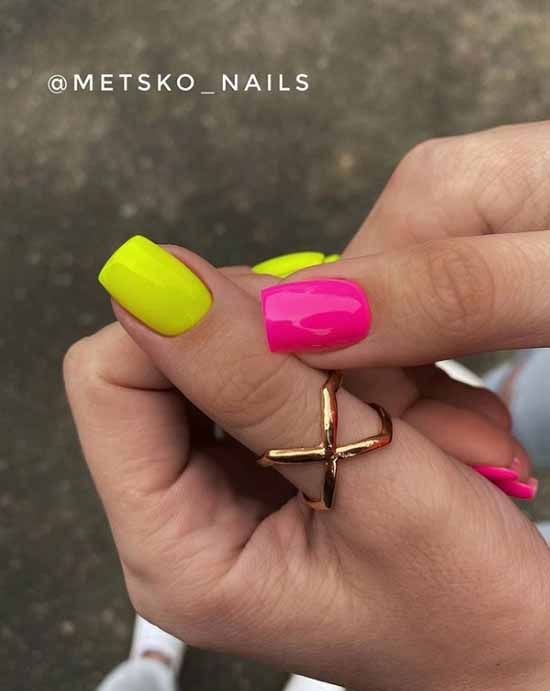 Yellow manicure 2021: photo with the most fashionable design