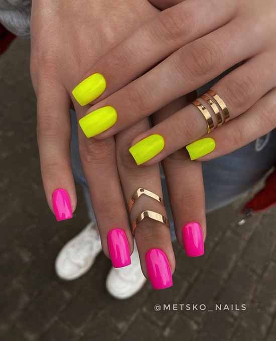 Yellow manicure 2021: photo with the most fashionable design