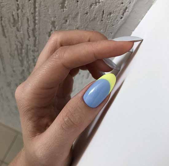 Yellow manicure 2021: photo with the most fashionable design