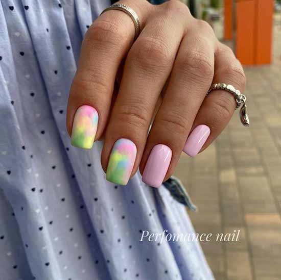 Yellow manicure 2021: photo with the most fashionable design