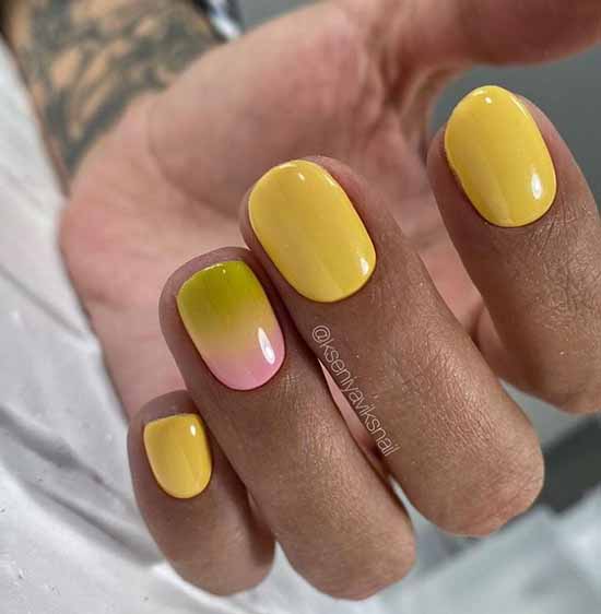 Yellow-pink gradient