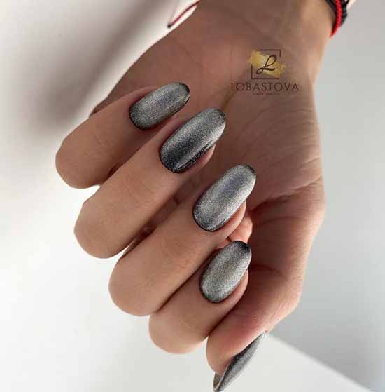 Cat's eye manicure with design 2021: photos, news