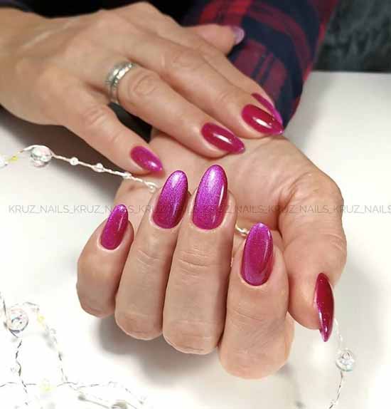 Cat's eye manicure with design 2021: photos, news