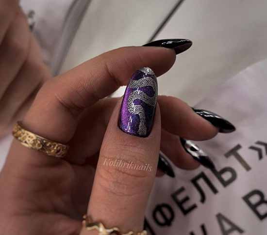 Cat's eye manicure with design 2021: photos, news