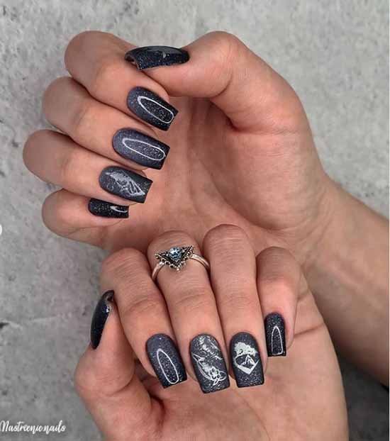 Cat's eye manicure with design 2021: photos, news