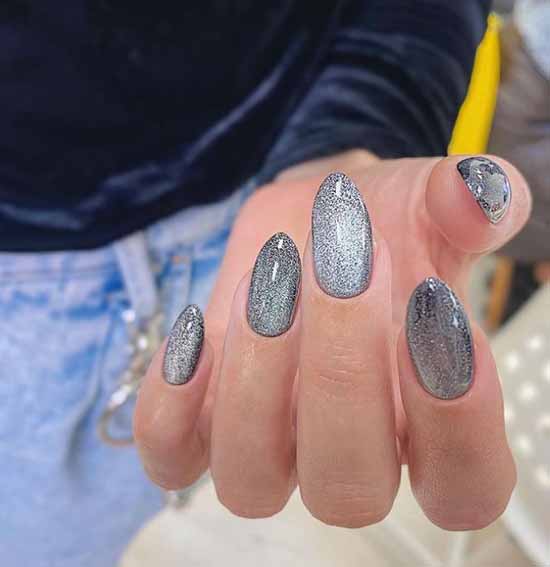 Cat's eye manicure with design 2021: photos, news