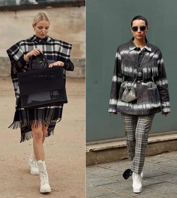 Fashionable cage - a trend in clothes spring-summer 2021