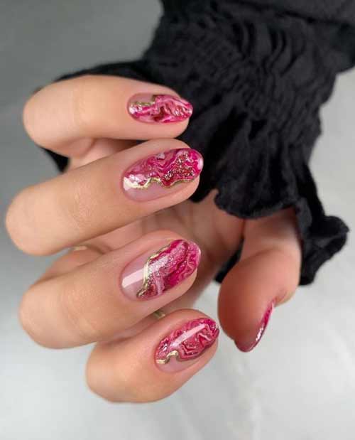 Manicure texture