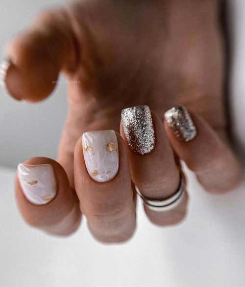 Glitter marble