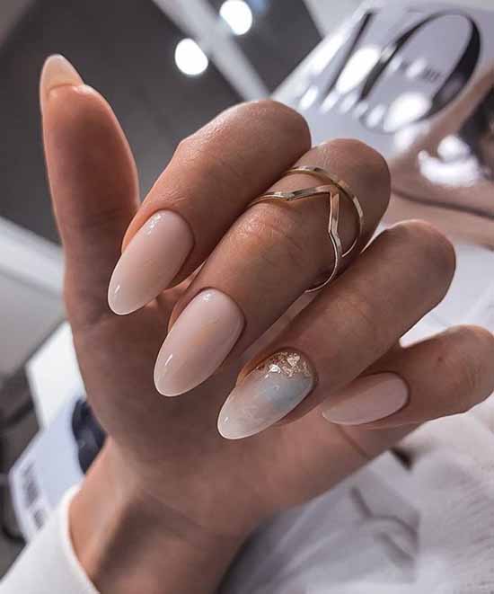 Marble manicure 2021: the most beautiful design, photo